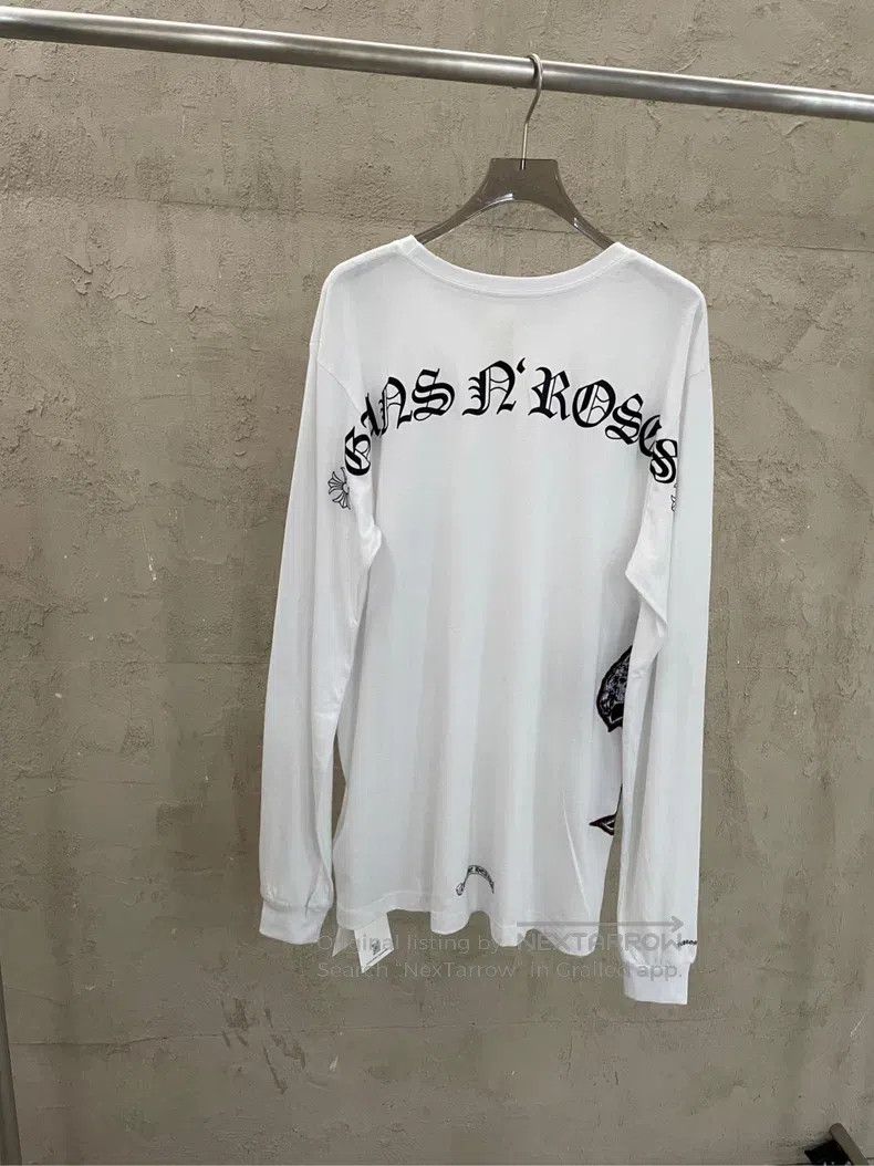 Chrome Hearts CHROME HEARTS Size L Gunhua side cross Sanskrit round neck Size US M / EU 48-50 / 2 - 2 Thumbnail