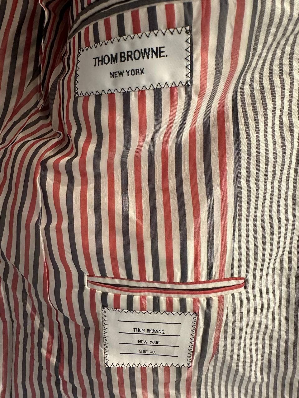 Thom Browne Thom Browne Classic SB S/C In Seersucker Size 34R - 4 Thumbnail