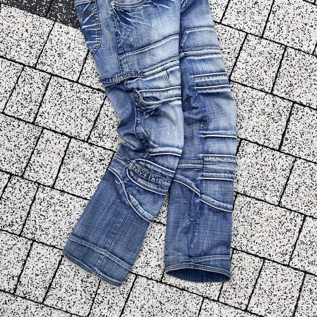Japanese Brand × Vintage Bandage Vintage Japan Style Avant Garde Pants Jeans Opium Size US 32 / EU 48 - 9 Thumbnail