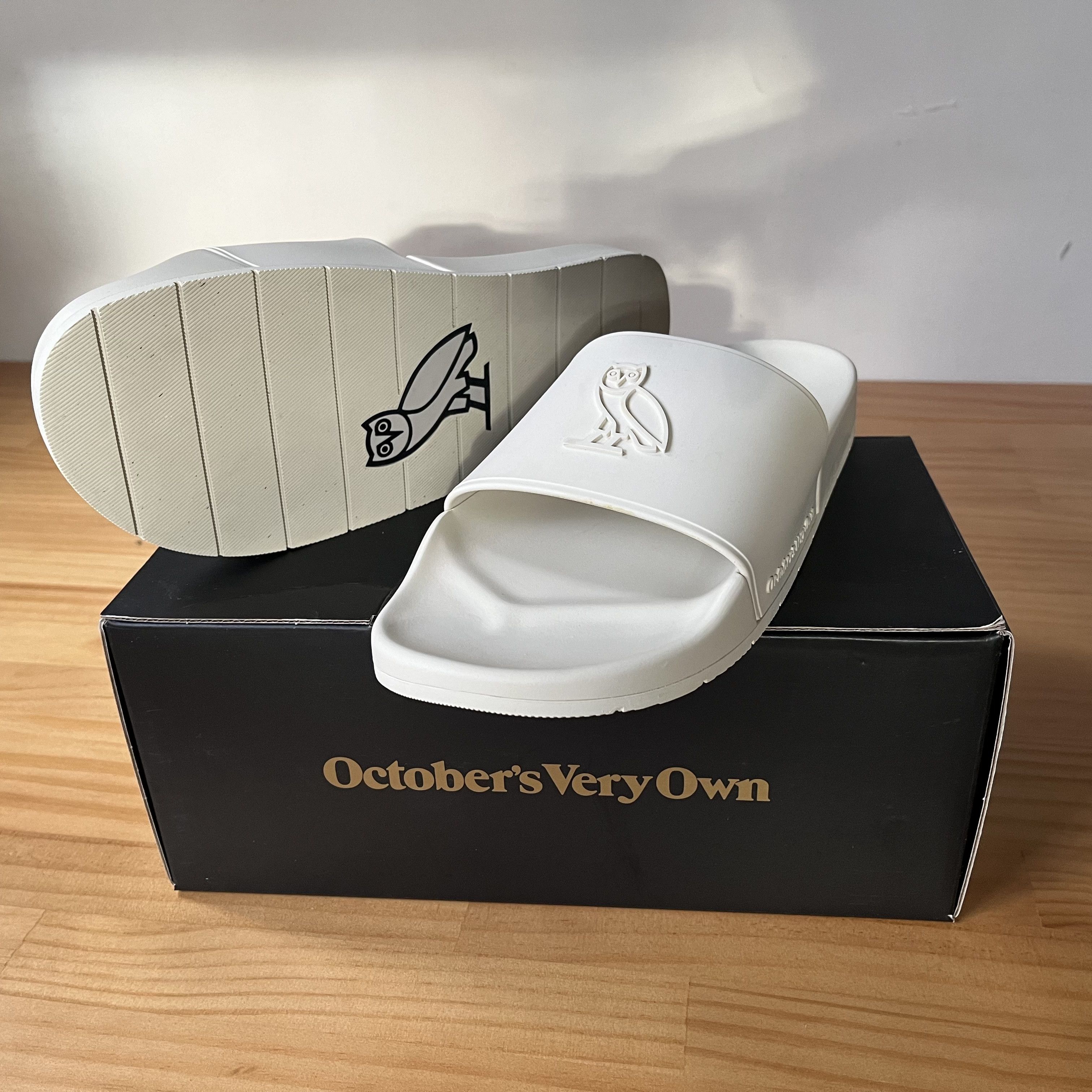 OVO OWL LOGO SANDALS CREAM - www.joarbit.com display picture 2