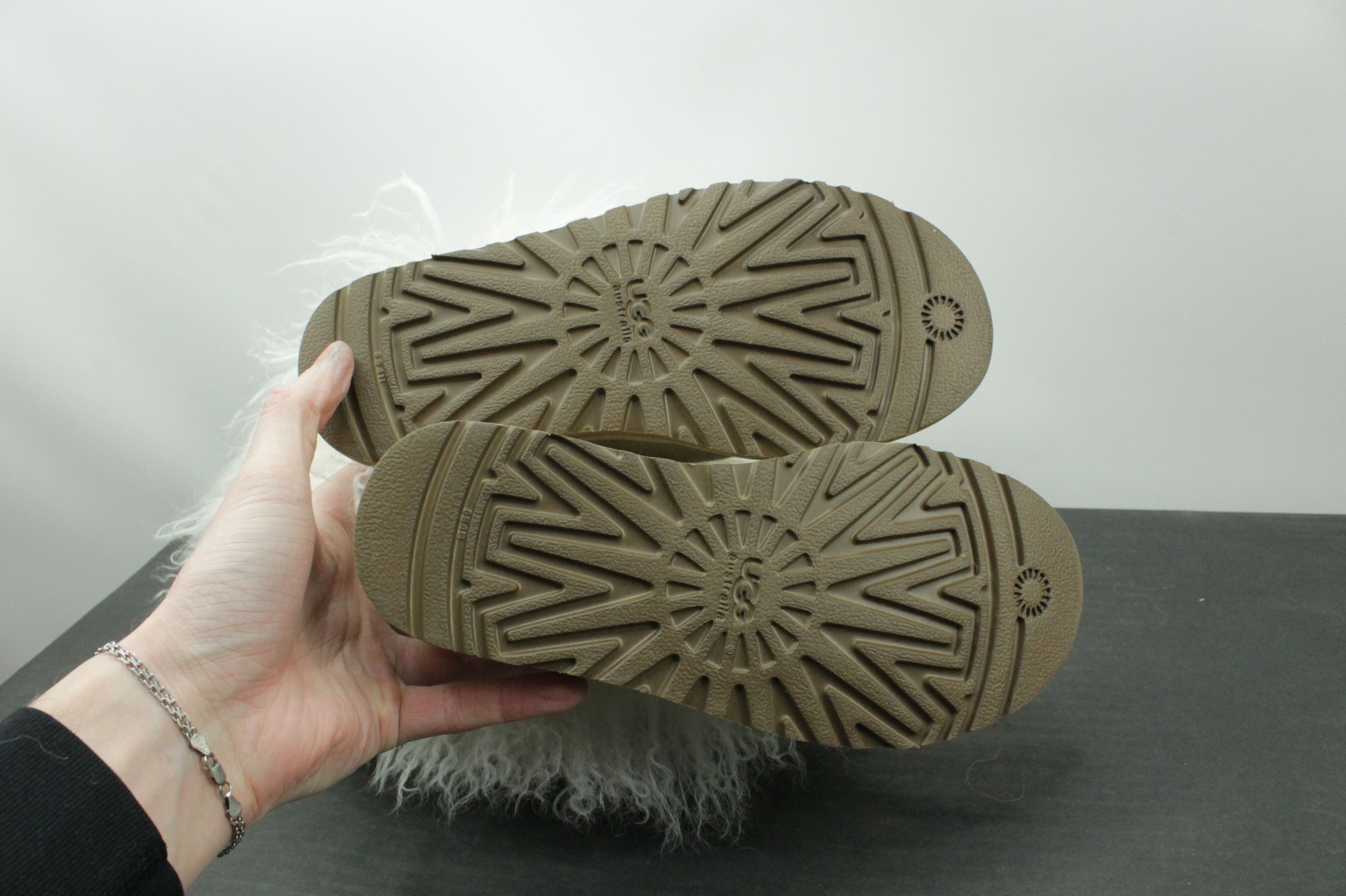 Ugg Ugg Australia Sheepskin Mongolian Tall Cuff Boots 3166 Size US 5 / IT 35 - 6 Thumbnail
