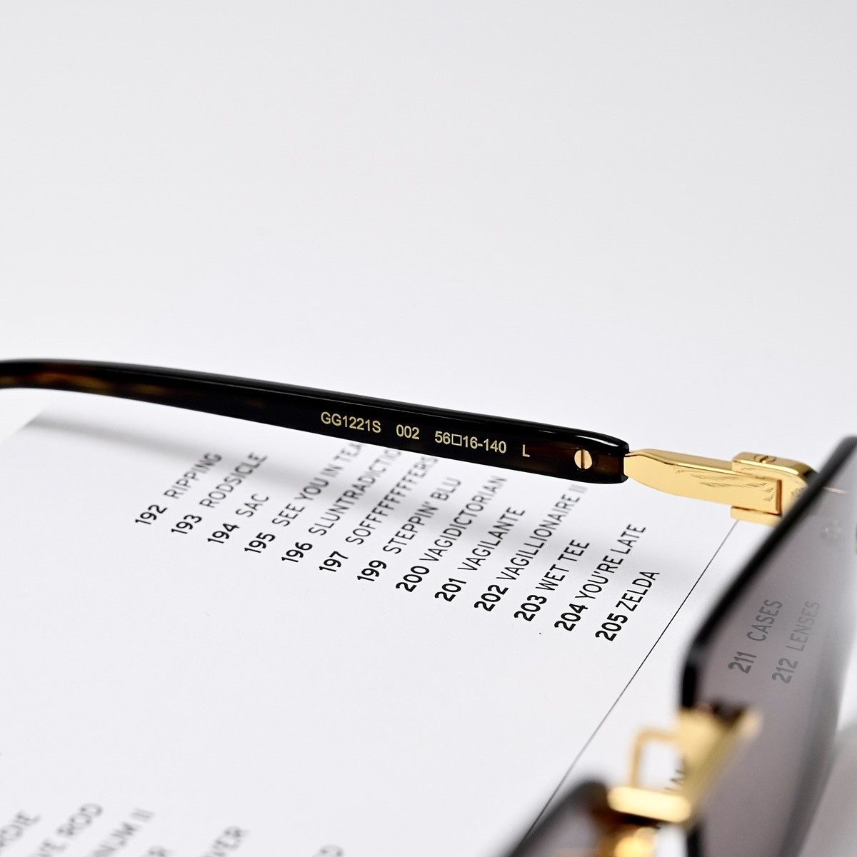 Gucci GUCCI GG1221S SUNGLASSES Size ONE SIZE - 8 Thumbnail