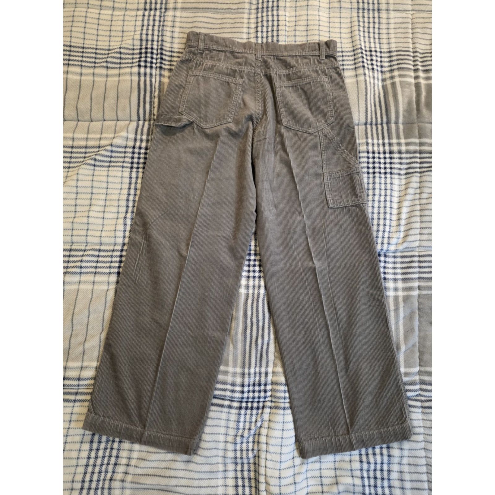 Vintage VINTAGE No Boundaries Carpenter Pants Wide-Leg Corduroy Green 34x31 Men Regular 90s Grunge Hip Hop"} Size US 34 / EU 50 - 2 Thumbnail