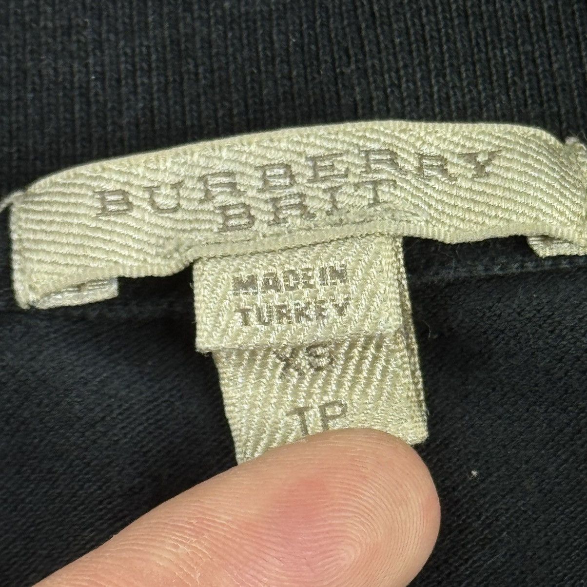 Burberry Burberry Brit Black Slim Fit Polo / Embroidered Knight Logo Size XS / US 0-2 / IT 36-38 - 6 Thumbnail
