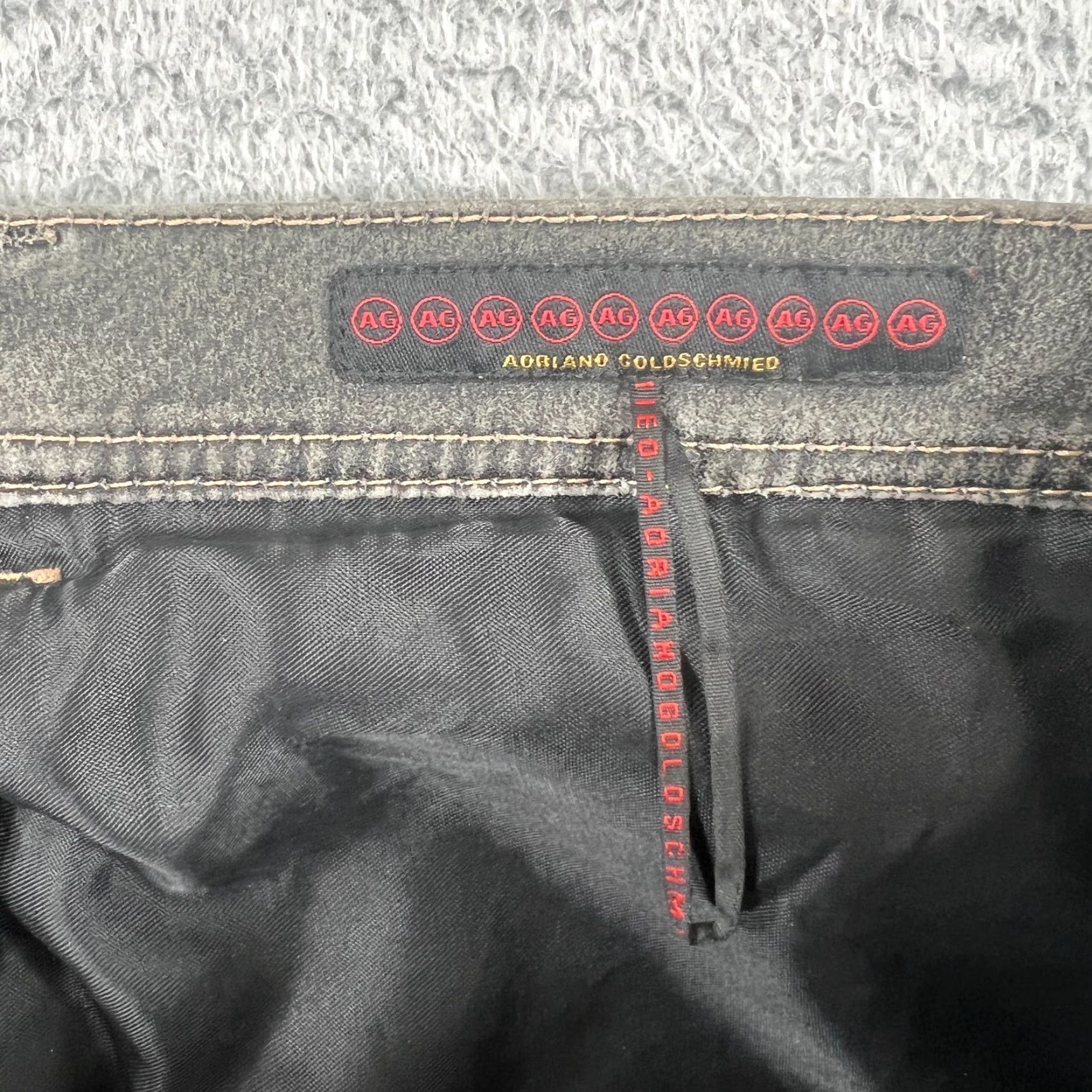Vintage VINTAGE AG Adriano Goldschmied Leather Pants 28 32x31 Black Casual 80s 90s Mens Size US 28 / EU 44 - 7 Thumbnail