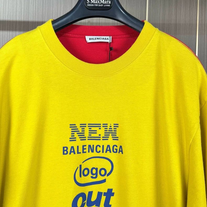 Balenciaga Balenciaga Double Layer Letter Printed Long Sleeve Size US S / EU 44-46 / 1 - 3 Thumbnail
