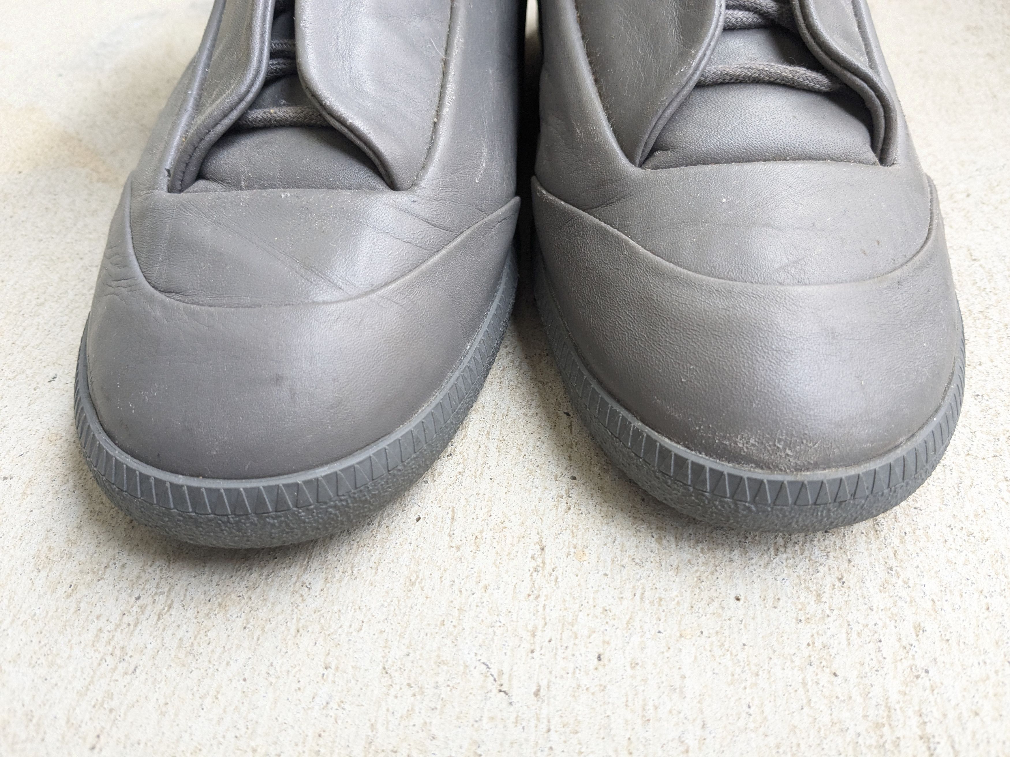 Maison Margiela Future Sneakers Gray 13 46 High Leather