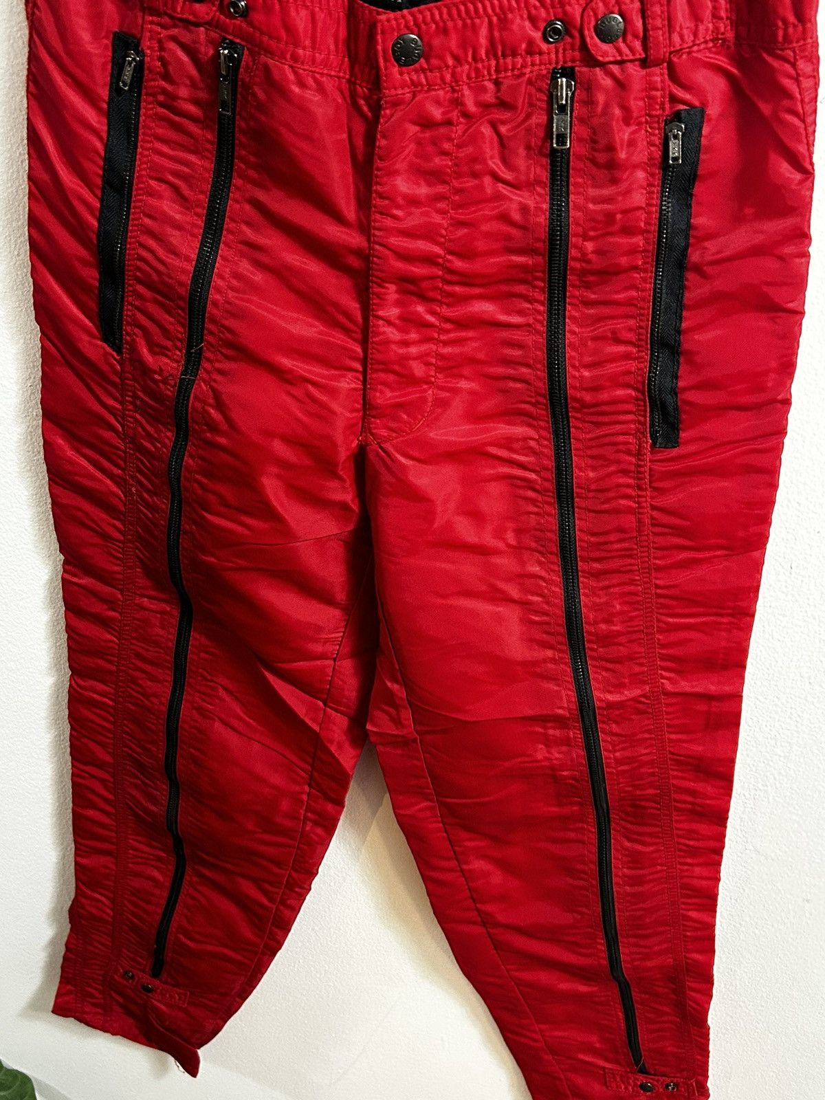 Bugle Boy × Vintage Bugle boys USA zipper front nylon pants Size US 32 / EU 48 - 4 Thumbnail