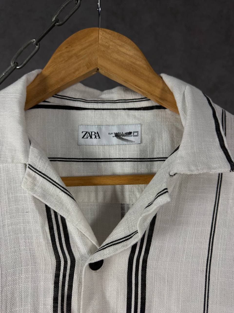 Zara Zara Man designer linen shirt Size US S / EU 44-46 / 1 - 4 Thumbnail