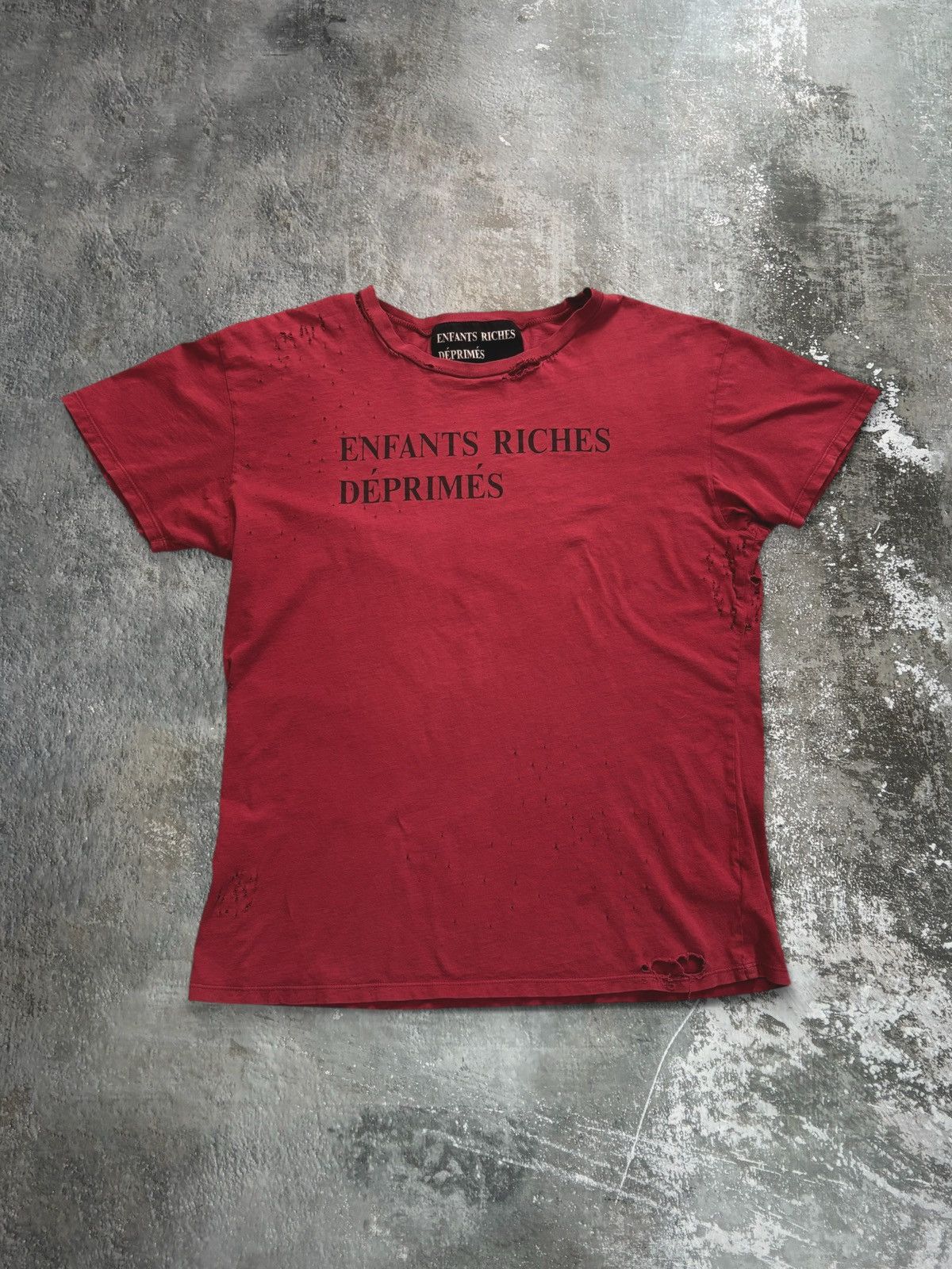 OG Enfants Riches Deprimes Red Logo Tee. Size XL