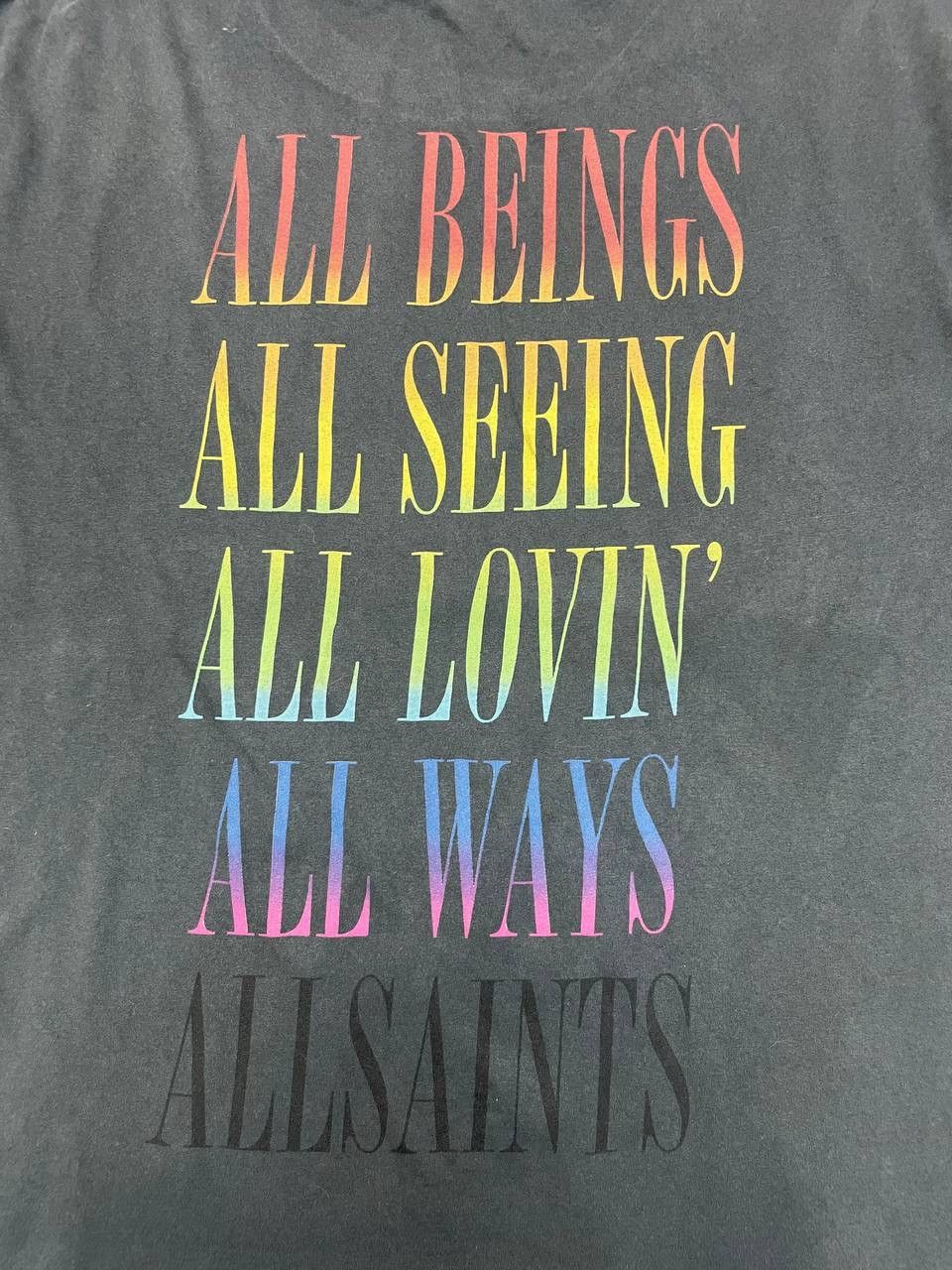 Allsaints AllSaints Men’s Cotton T-Shirt Black Size M Size US M / EU 48-50 / 2 - 6 Thumbnail