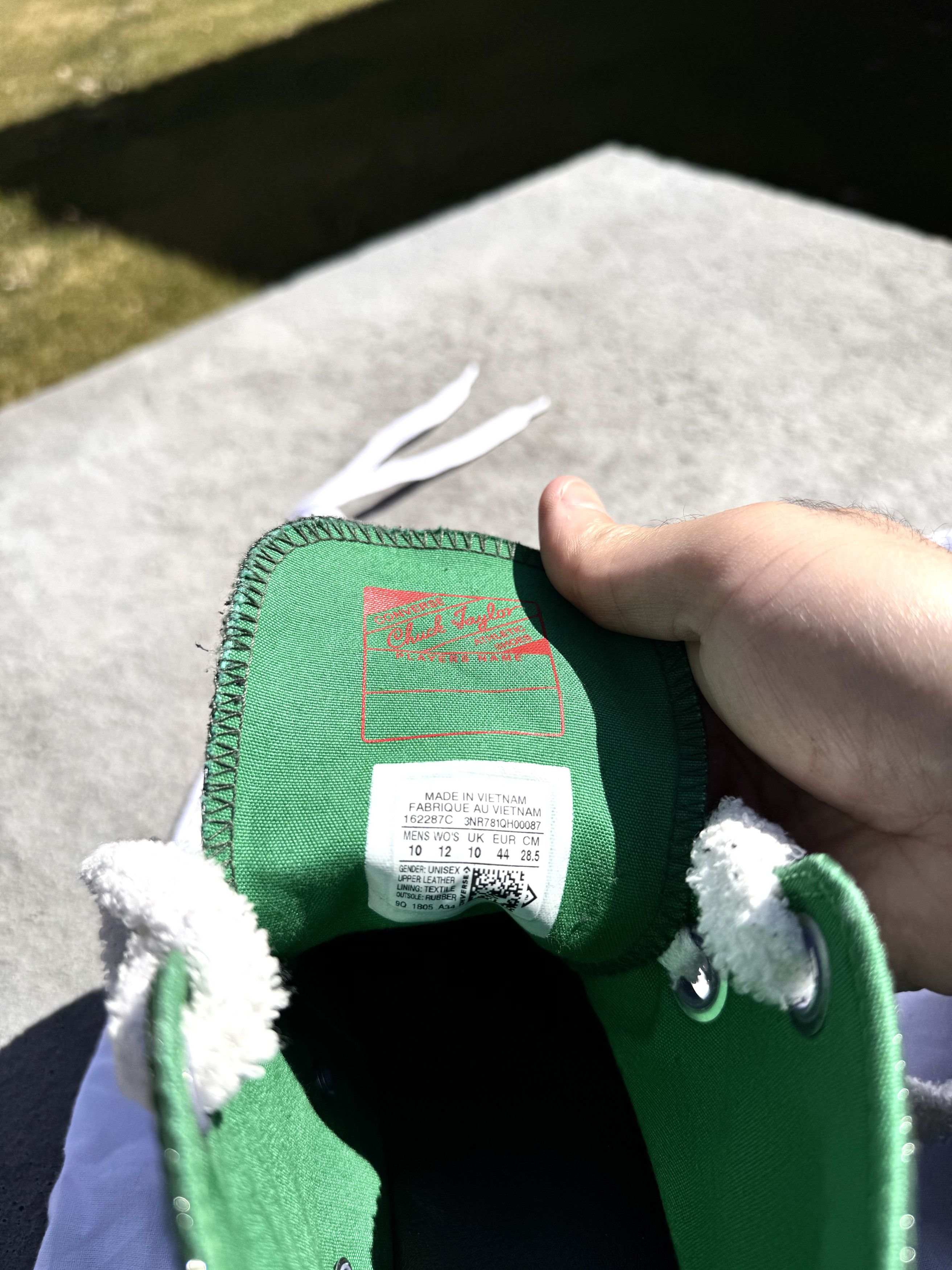 Converse × JW Anderson JW Anderson X Converse - Chuck 70 Hi Top 'Toy' Green Size US 11 / EU 44 - 8 Thumbnail