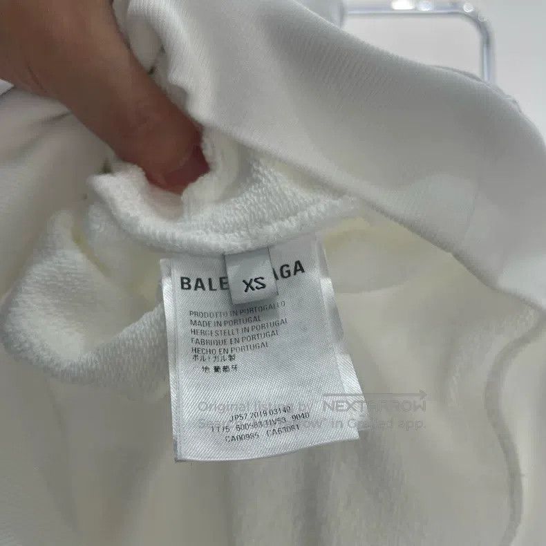 Balenciaga Balenciaga White Coke front and back logo hoodie Size US XS / EU 42 / 0 - 5 Thumbnail