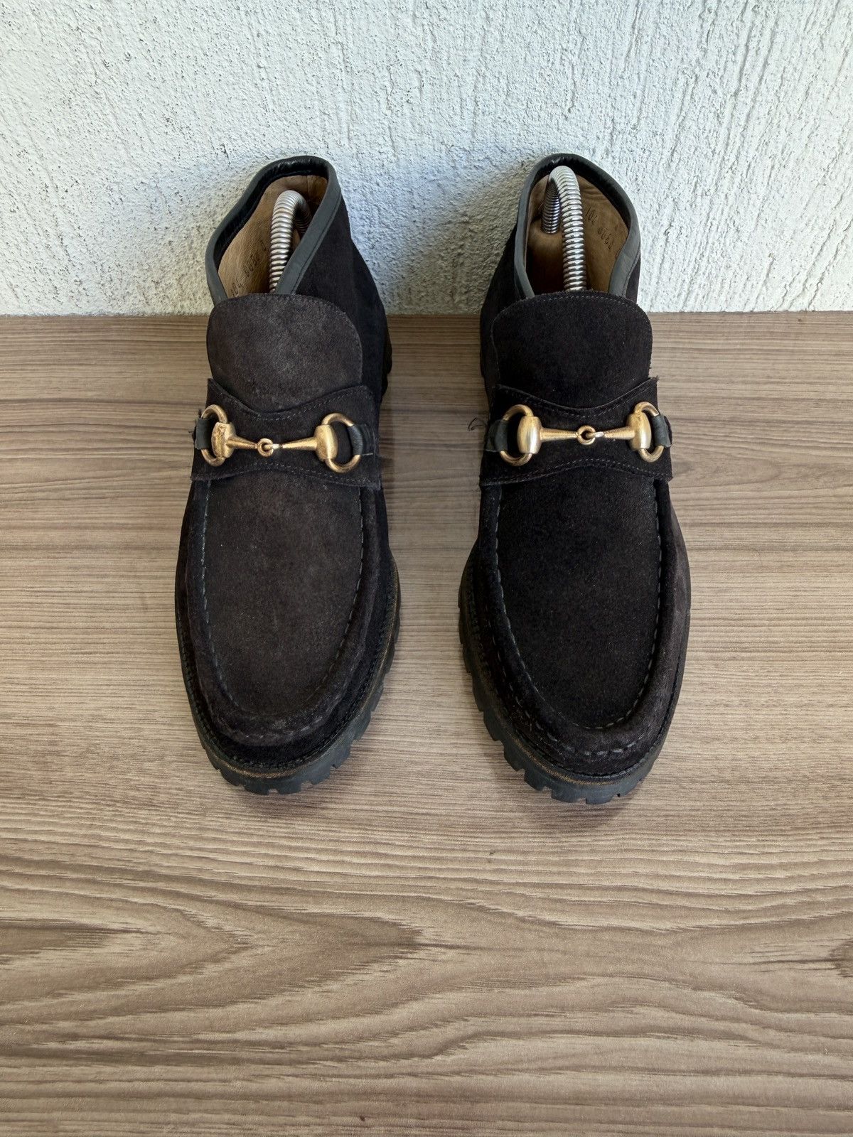 Gucci Horsebit lug sole ankle boots Size US 6 / EU 39 - 6 Thumbnail
