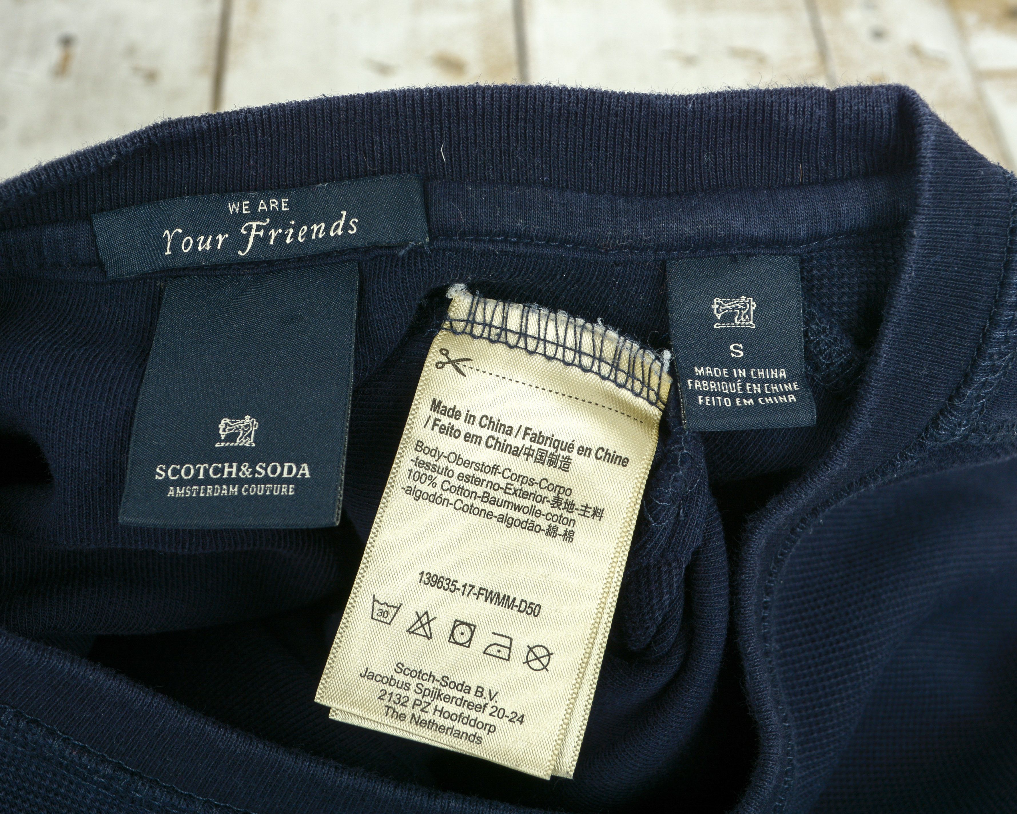 Scotch & Soda Men S Sweater Pullover Sweatshirt Jumper Crew Neck Blue Top Size US S / EU 44-46 / 1 - 4 Thumbnail