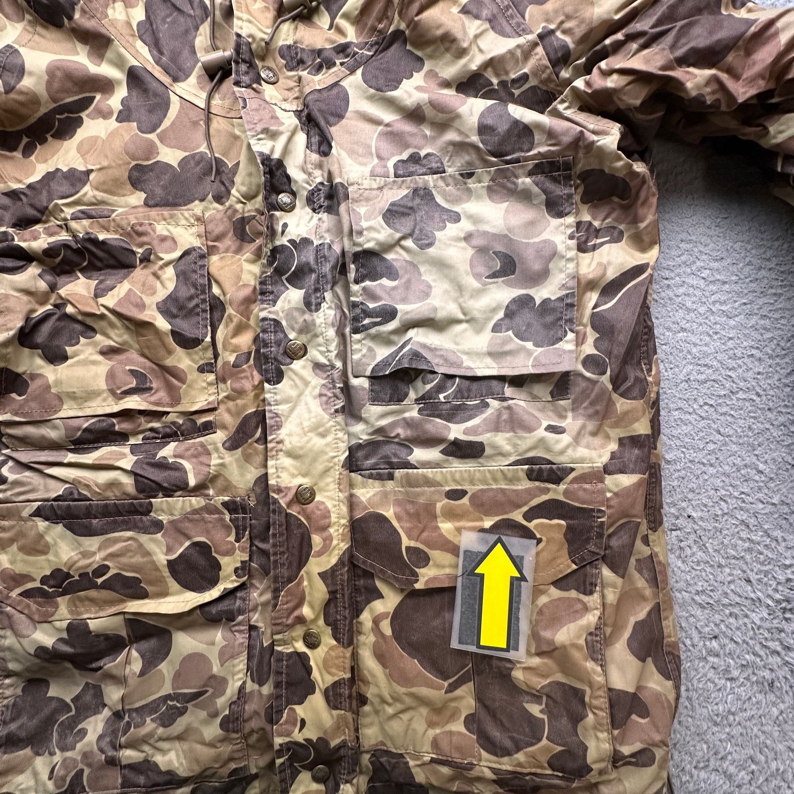 Columbia Vintage Columbia Hunting Nylon Camouflage Jacket Mens Medium Size US M / EU 48-50 / 2 - 11 Thumbnail