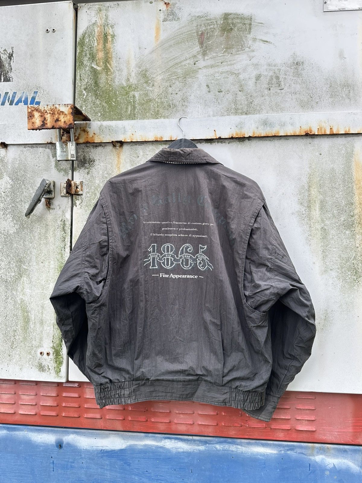 Vintage 👹THRASHED Faded Joslyn Art Museum Bomber Jacket Size US M / EU 48-50 / 2 - 7 Thumbnail