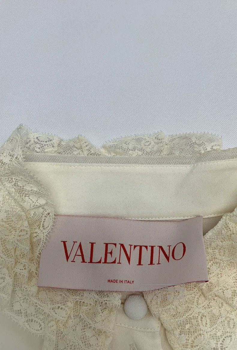 Valentino Valentino Solid color single-breasted long-sleeved shirt Size S / US 4 / IT 40 - 6 Thumbnail