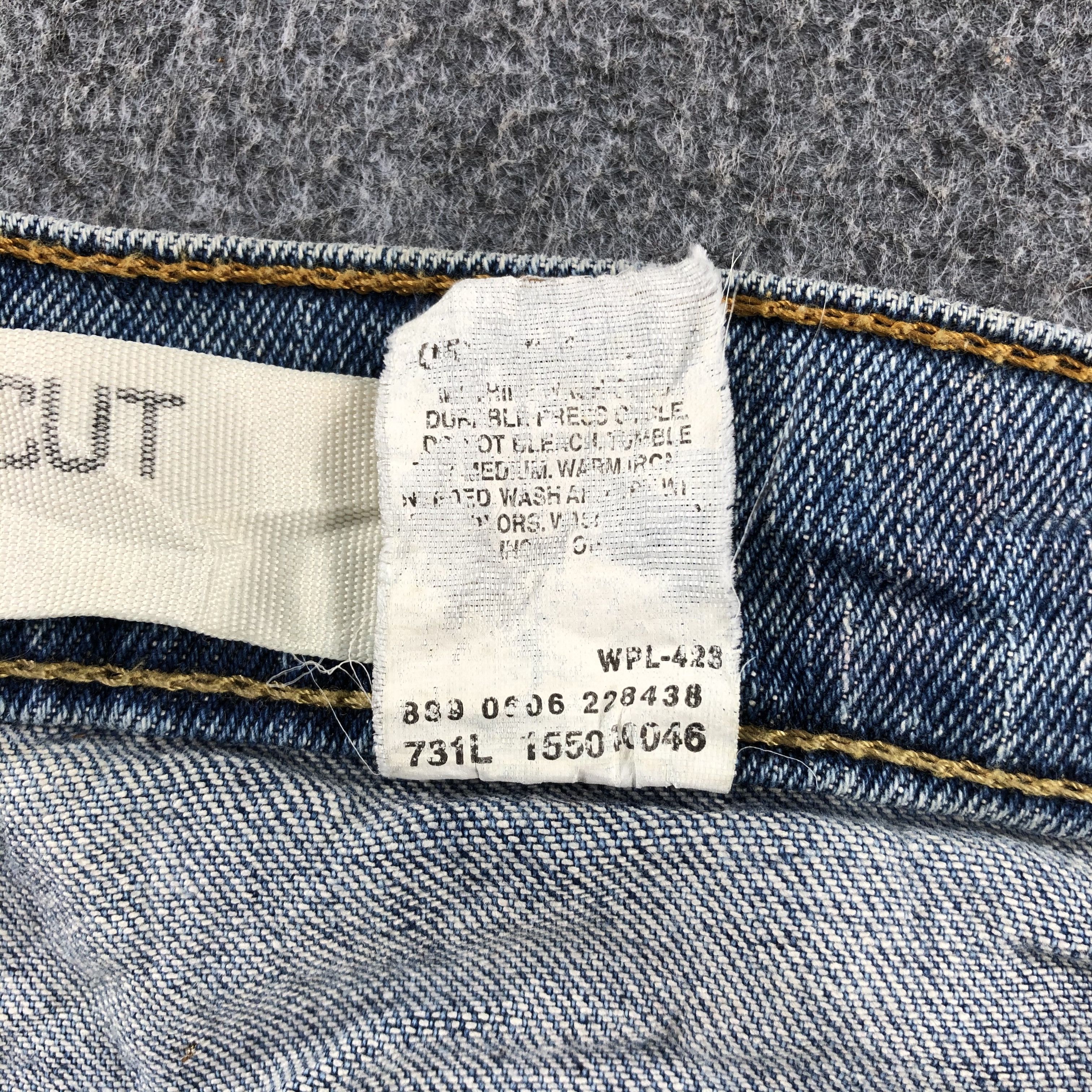 Levi's Vintage Blue Wash Levis 515 Flare Jeans-J2557 Size US 36 / EU 52 - 10 Thumbnail