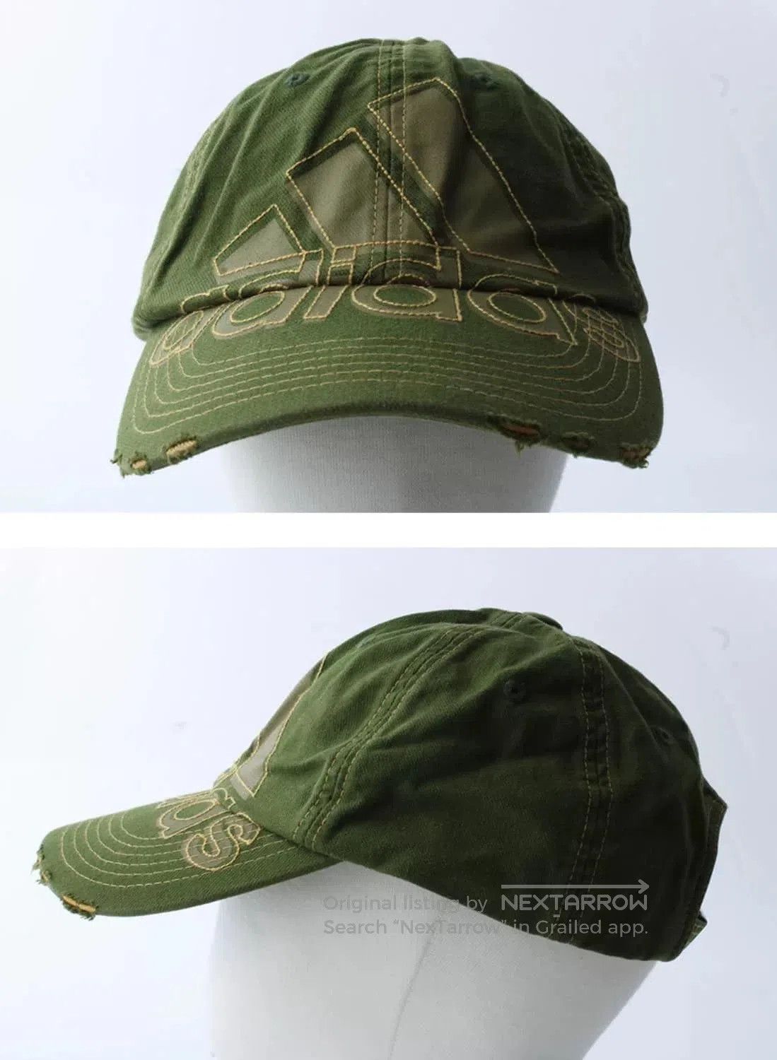 Adidas adidas Vintage Green Fashion Cap. Size ONE SIZE - 2 Thumbnail
