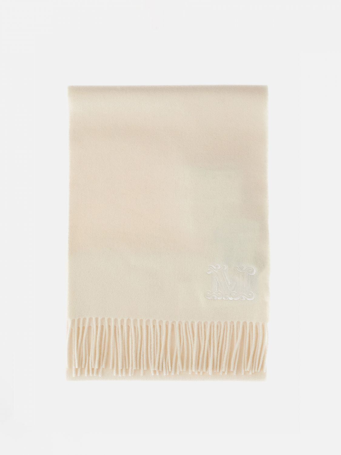 Max Mara Max Mara Scarf Woman White Size ONE SIZE - 1 Thumbnail