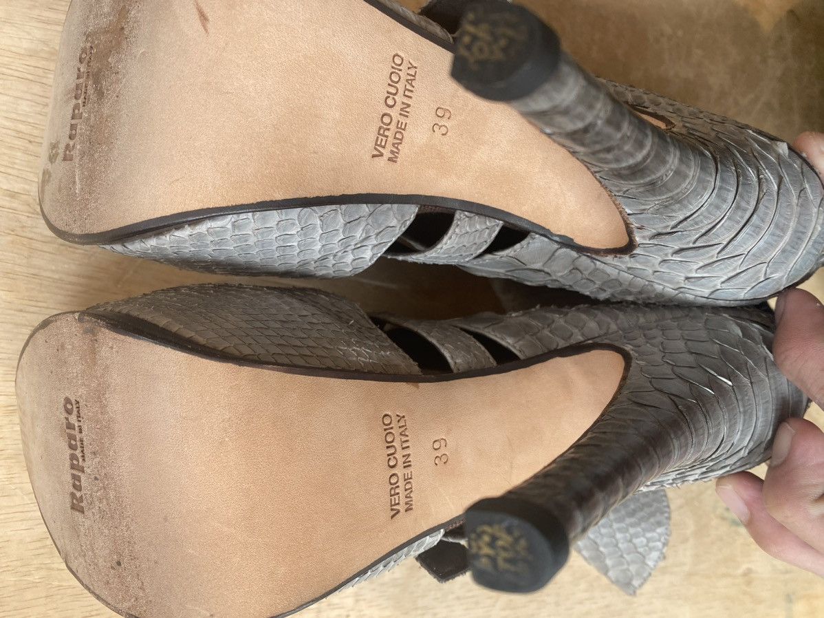 David Eden × Raparo Raparo X Vero Cuoio Python High Heels Platform Size39 Size US 9 / IT 39 - 9 Thumbnail