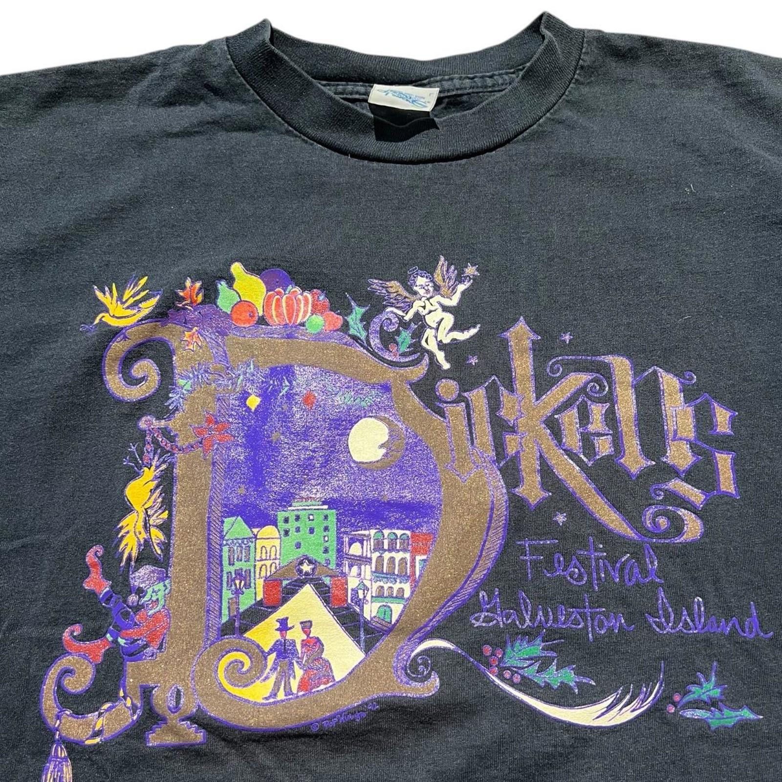 Designer Vintage 90s Dickens Festival Galveston Island Single Stitch Size US L / EU 52-54 / 3 - 3 Thumbnail