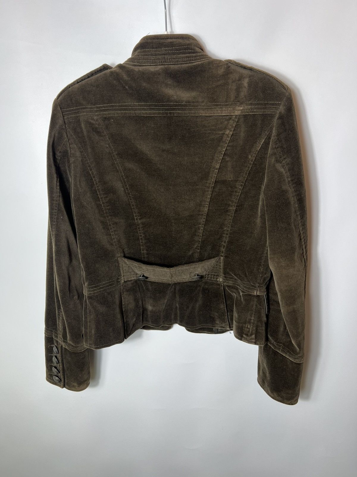 Zara Vintage streetwear Zara Military Napoleon Corduroy Jacket Size M / US 6-8 / IT 42-44 - 9 Thumbnail