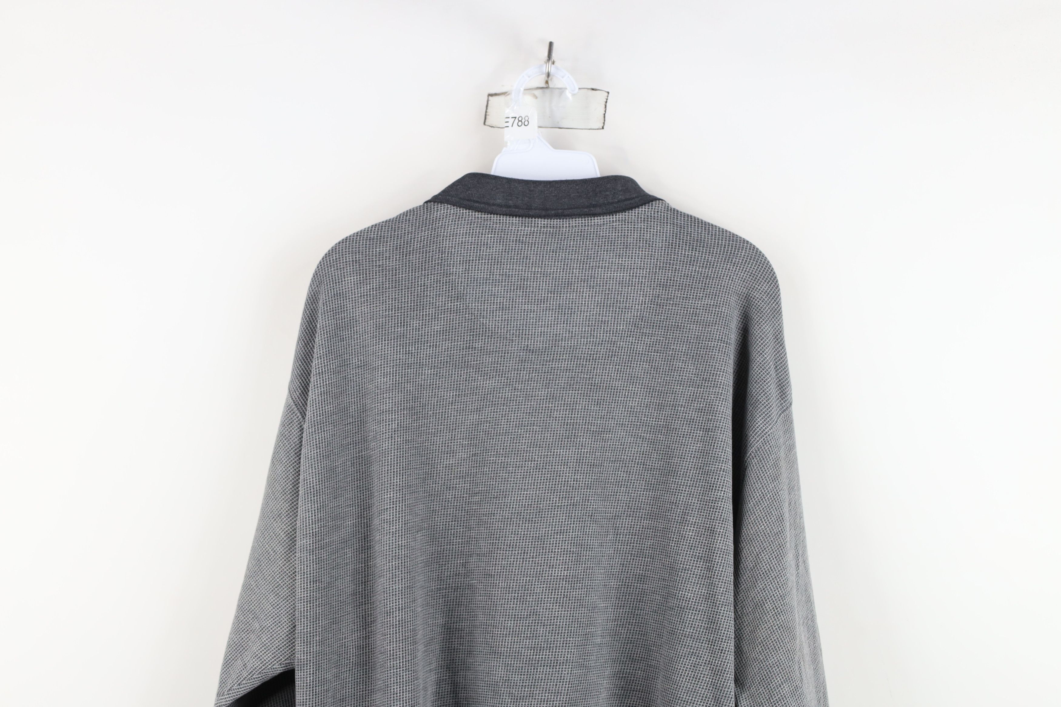 Vintage Vintage 90s Streetwear Knit Collared Long Sleeve Rugby Polo Size US XL / EU 56 / 4 - 12 Thumbnail
