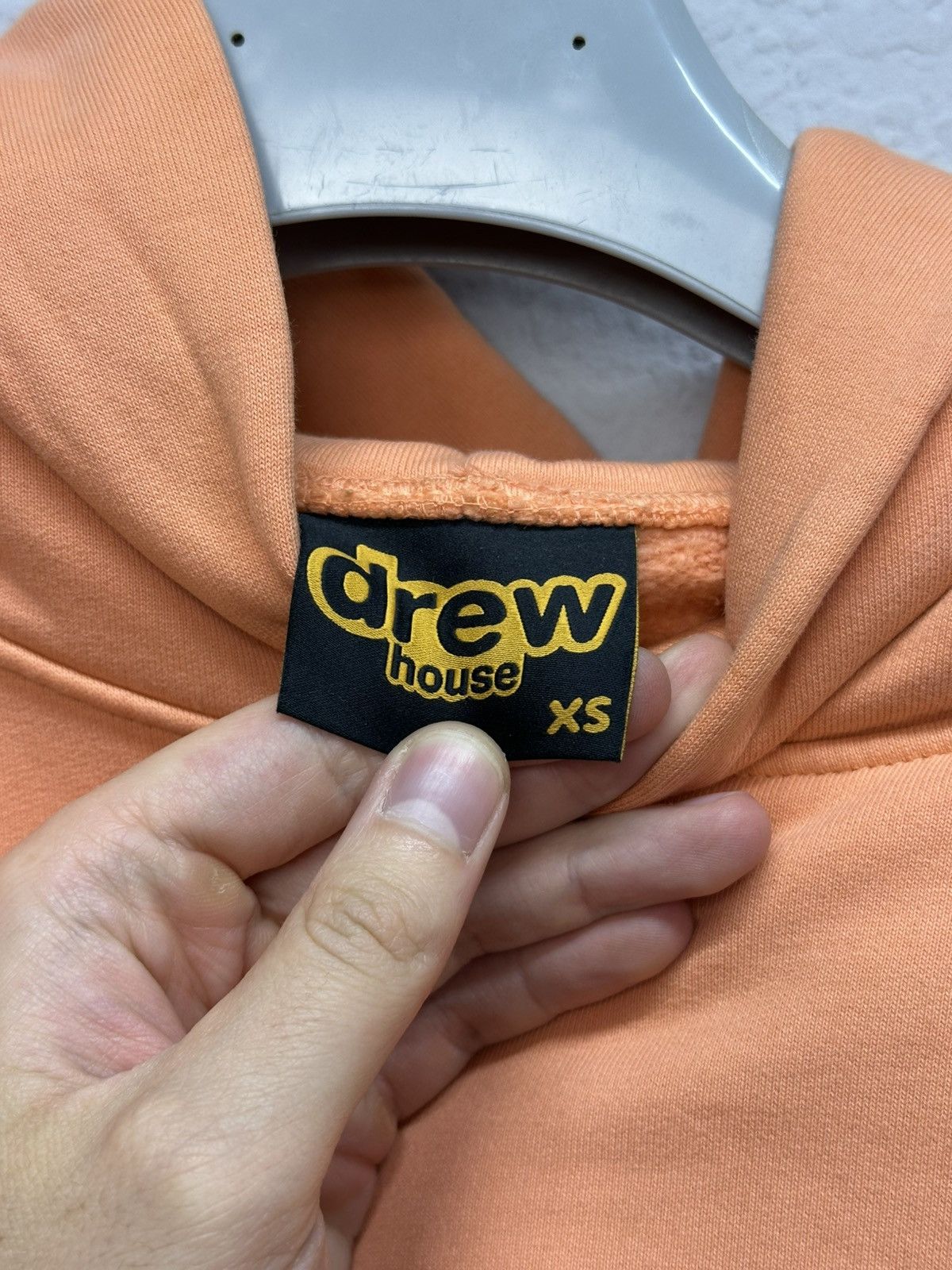 Vintage Vintage Drew House Boxy Hoodie Peach Justin Bieber Logo Size US S / EU 44-46 / 1 - 7 Thumbnail