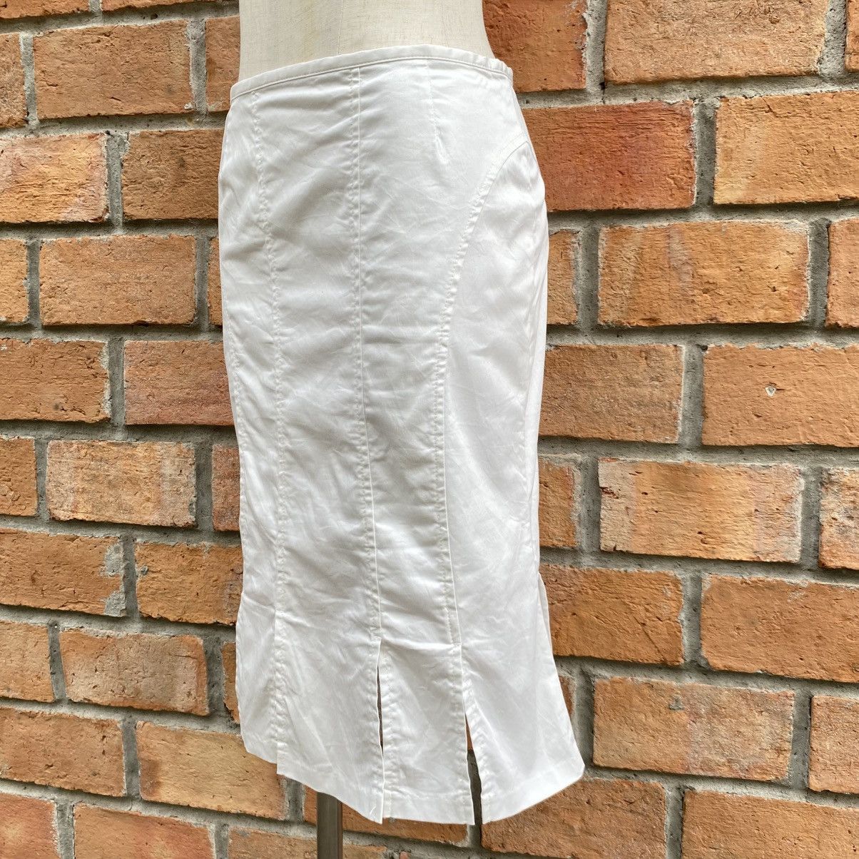 Designer BUONA GIORNATA White Flared Hem Skirt Size 27" / US 4 / IT 40 - 10 Thumbnail