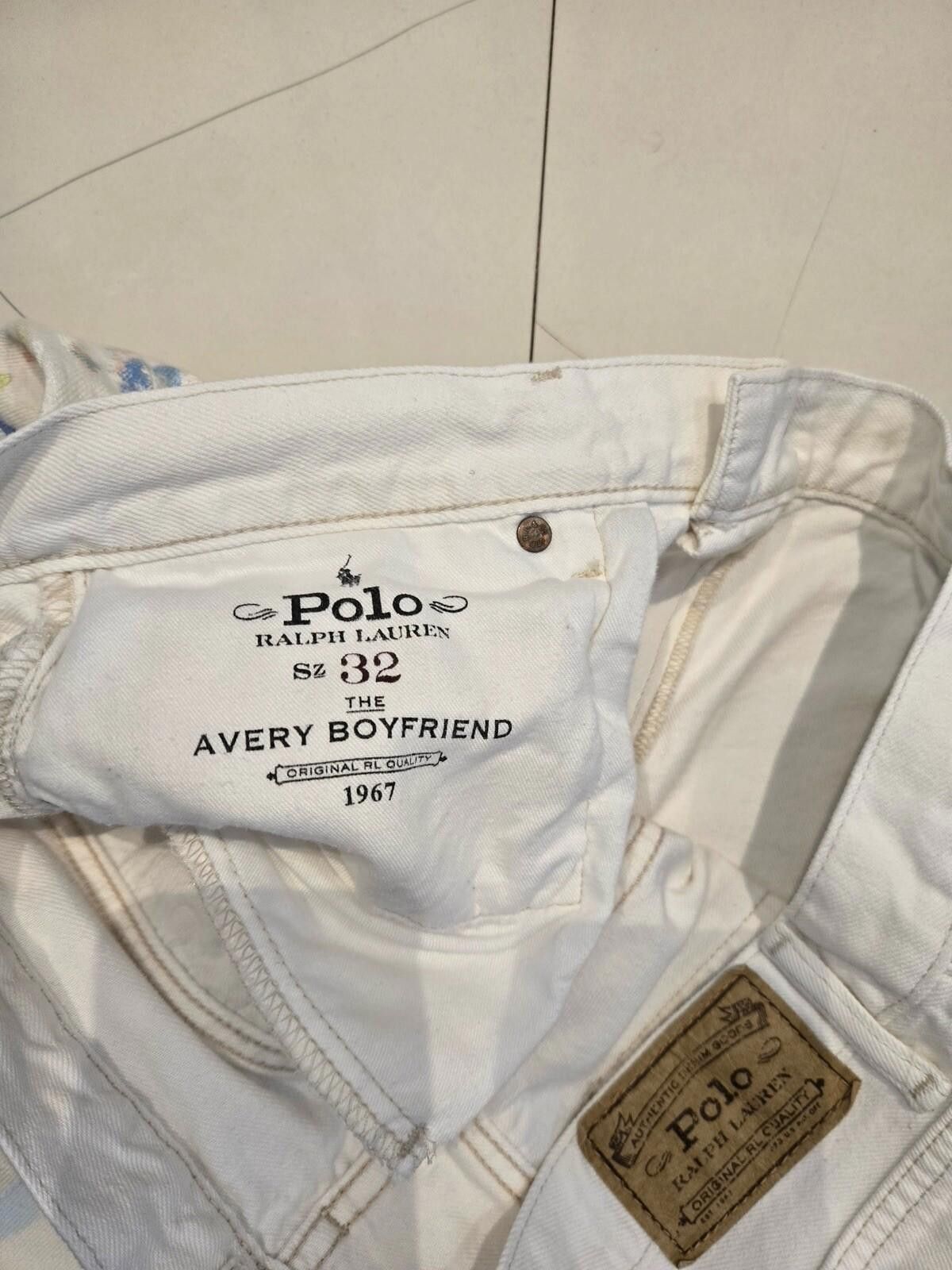 Polo Ralph Lauren Polo Ralph Lauren Avery Paint Splatter White Artist Jeans Size US 32 / EU 48 - 8 Thumbnail