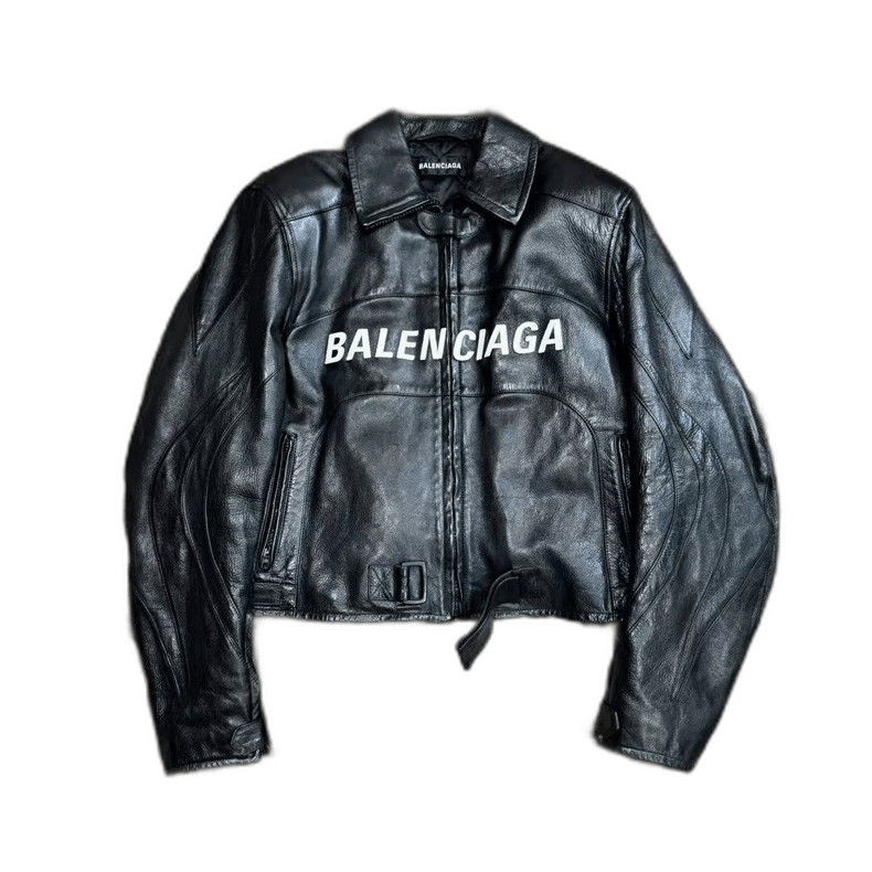 Balenciaga Balenciaga 19FW Leather Biker Jacket Size US XL / EU 56 / 4 - 1 Thumbnail