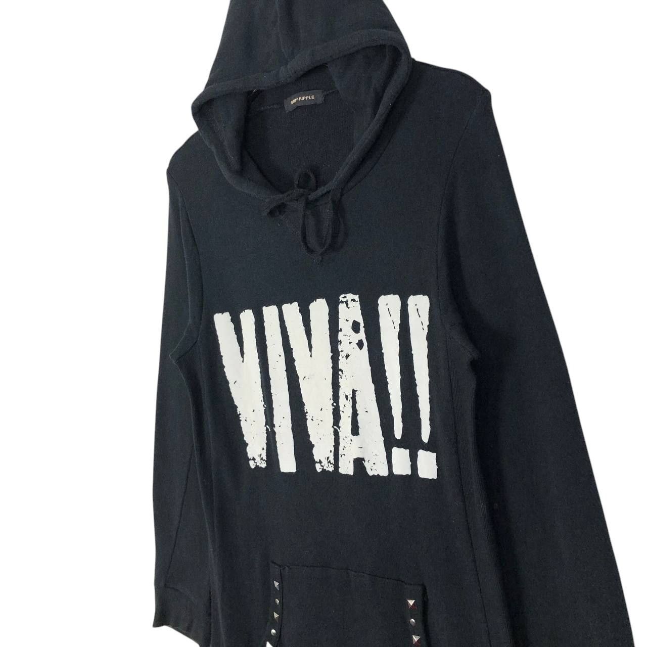 Japanese Brand Vintage Viva La Punk T-Shirt Dress Shiny Ripple Hoodie Size S / US 4 / IT 40 - 3 Thumbnail