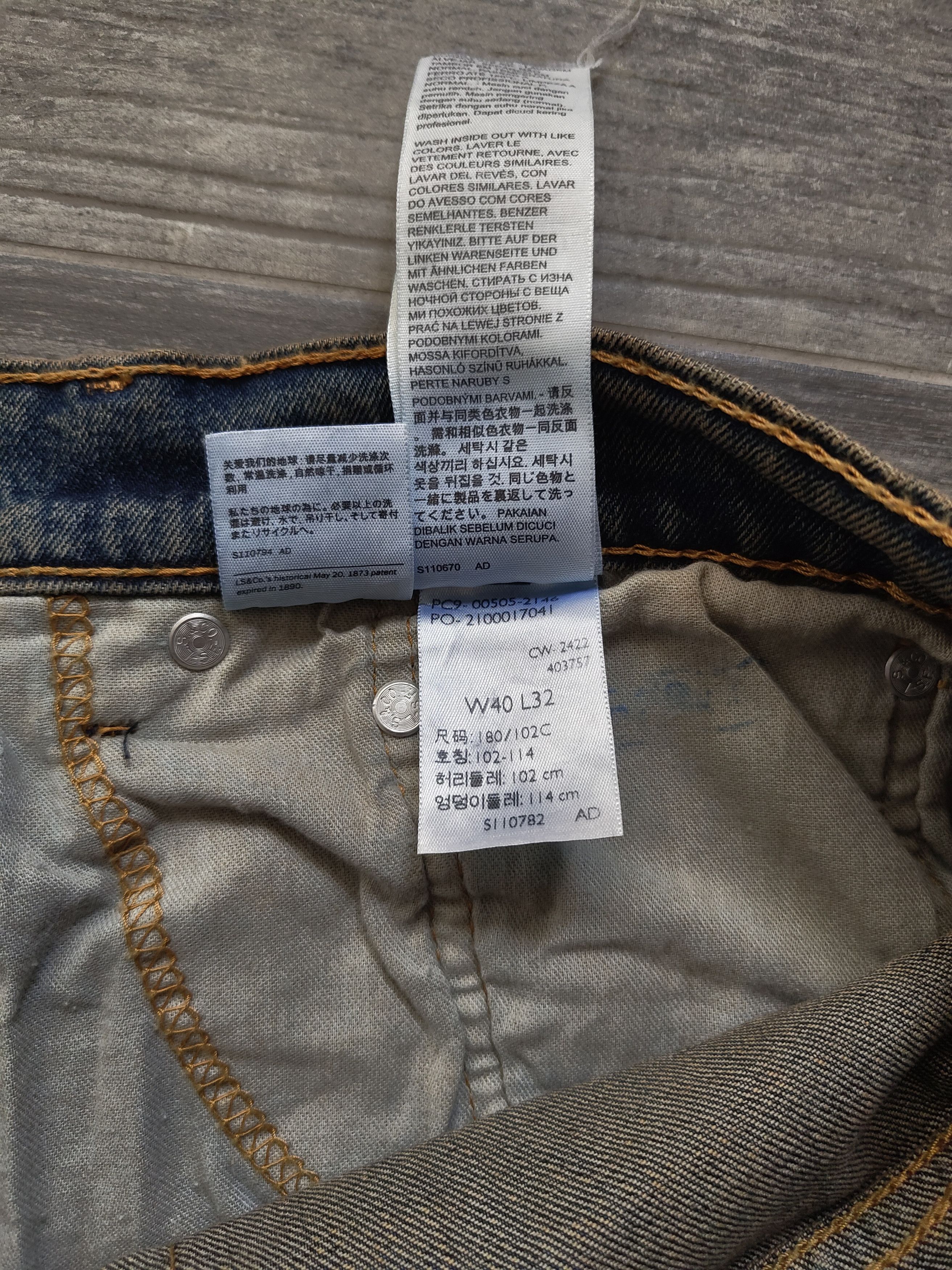 Levi's Levi's 505 W40 L32 Dusty blue Size US 40 / EU 56 - 6 Thumbnail