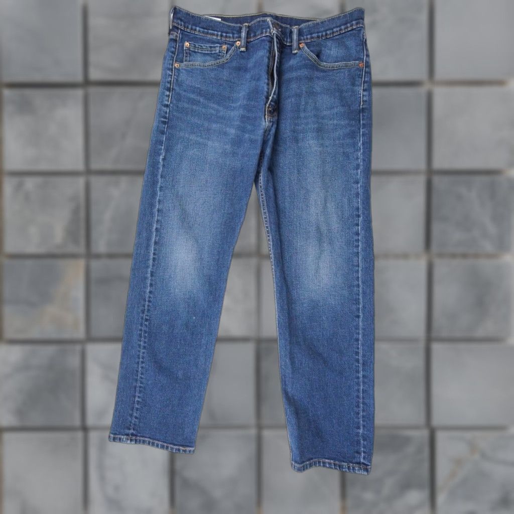 Levi's Levi's 505 Jeans Men's Casual Blue Denim 36x30 Straight Fit Regular Size US 36 / EU 52 - 1 Thumbnail