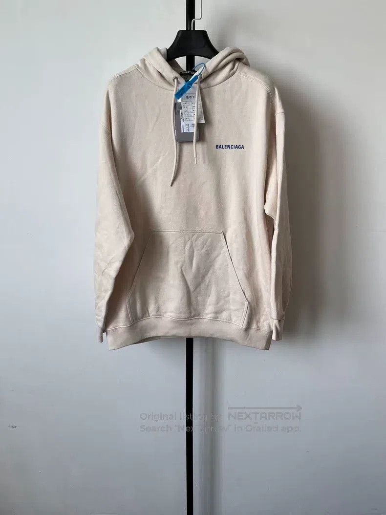 Balenciaga Balenciaga Solid color fleece hooded pullover sweater, reg Size US XS / EU 42 / 0 - 1 Thumbnail