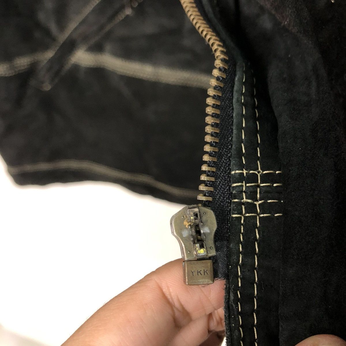 Japanese Brand 🔥VINTAGE LEATHER JACKET BIKER VIA NUOVA ISSEY MIYAKE Size US M / EU 48-50 / 2 - 18 Thumbnail