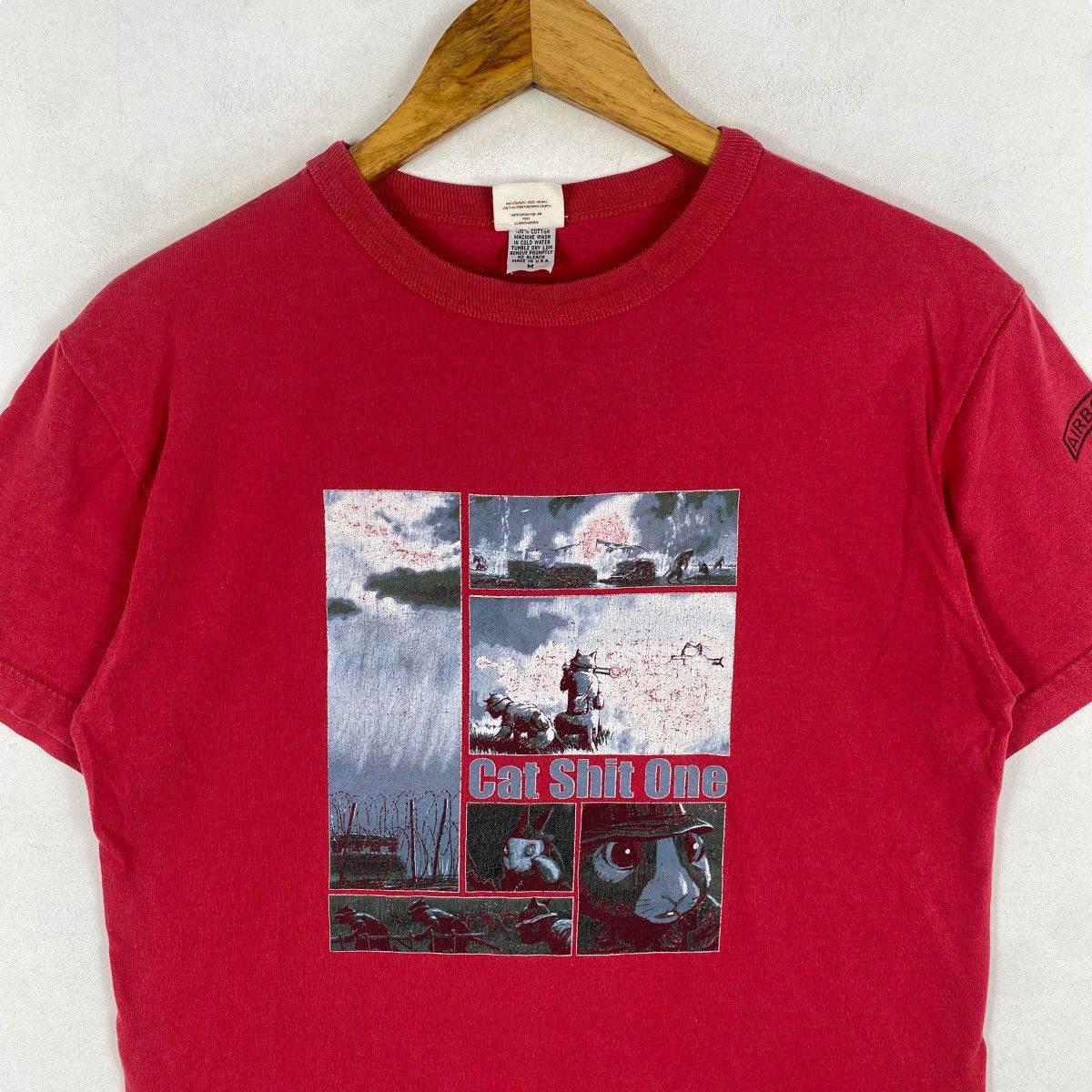 Anime × Vintage Vintage 00's CAT SHIT ONE Manga Movie Tee Shirt Size US M / EU 48-50 / 2 - 2 Thumbnail