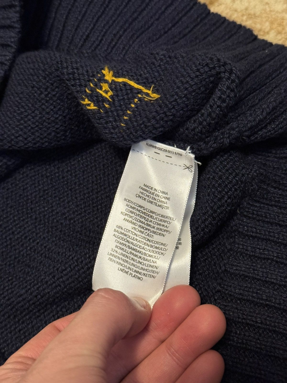 Polo Ralph Lauren 🔥Brand New🔥Embroidered Teddy Bear Sweater Size US M / EU 48-50 / 2 - 5 Thumbnail