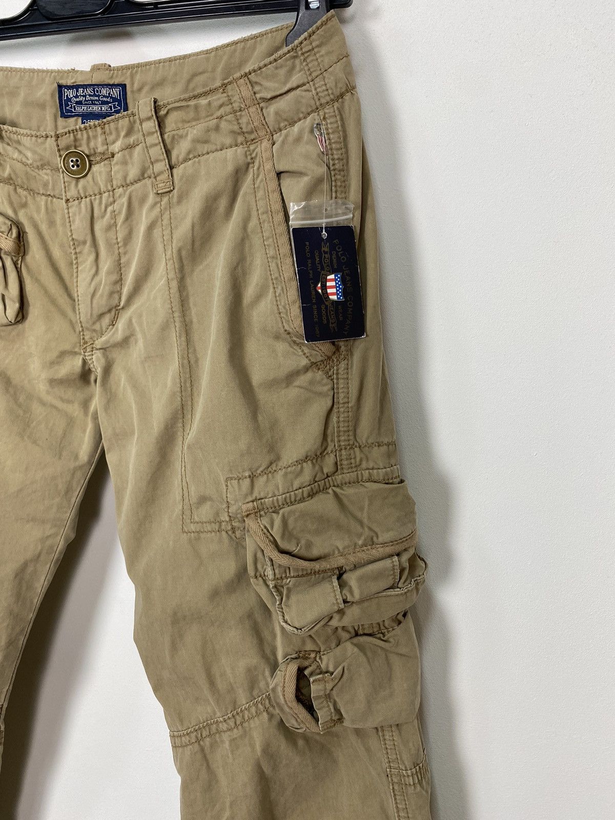 Polo Ralph Lauren Polo Jeans Company Womens Layna Cargo Pants Size 25/34 Brown Size 34" / US 12 / IT 48 - 7 Thumbnail