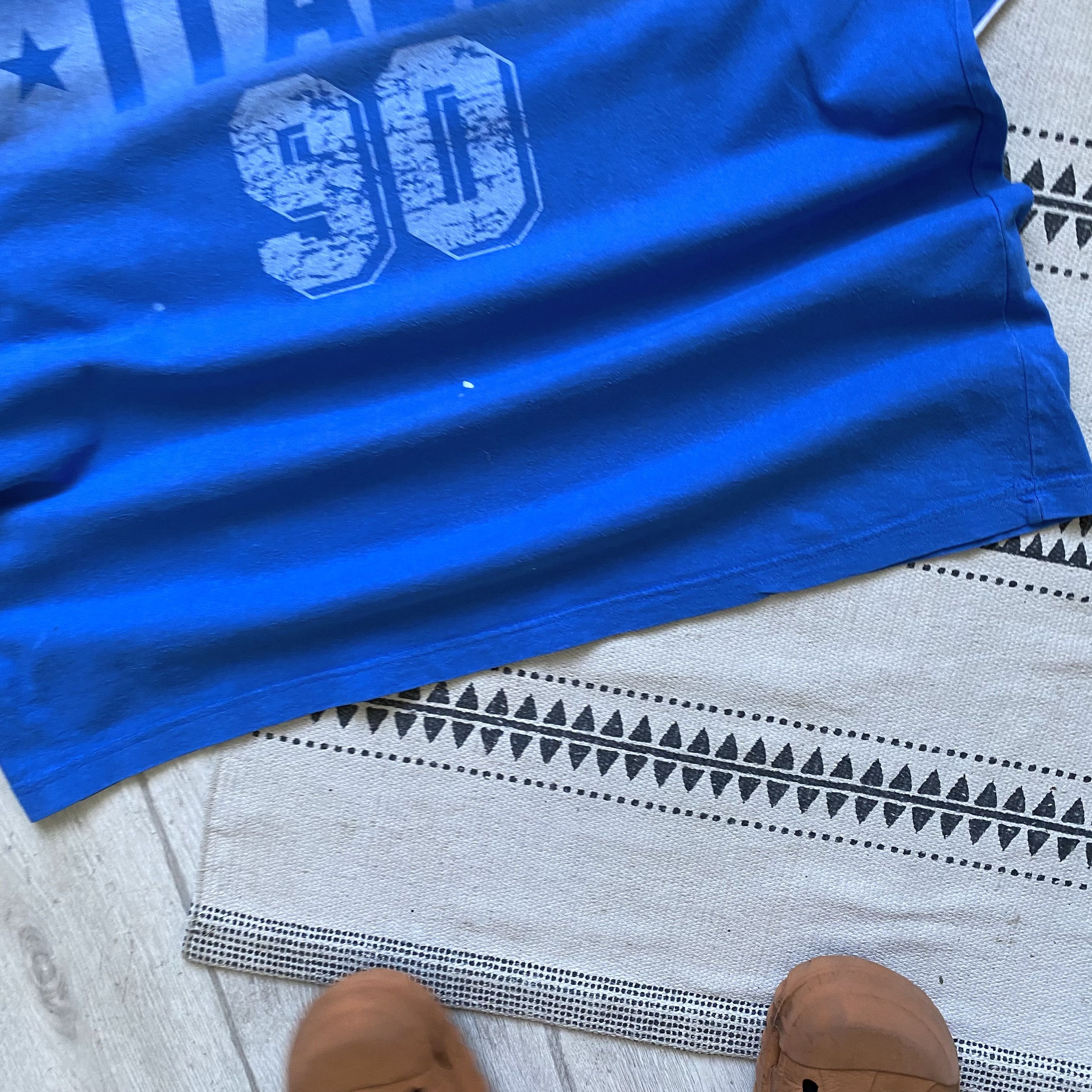 Puma 🇮🇹 Vintage 90s Faded Italia Jersey tee polos Nike Umbro Size US XL / EU 56 / 4 - 3 Thumbnail