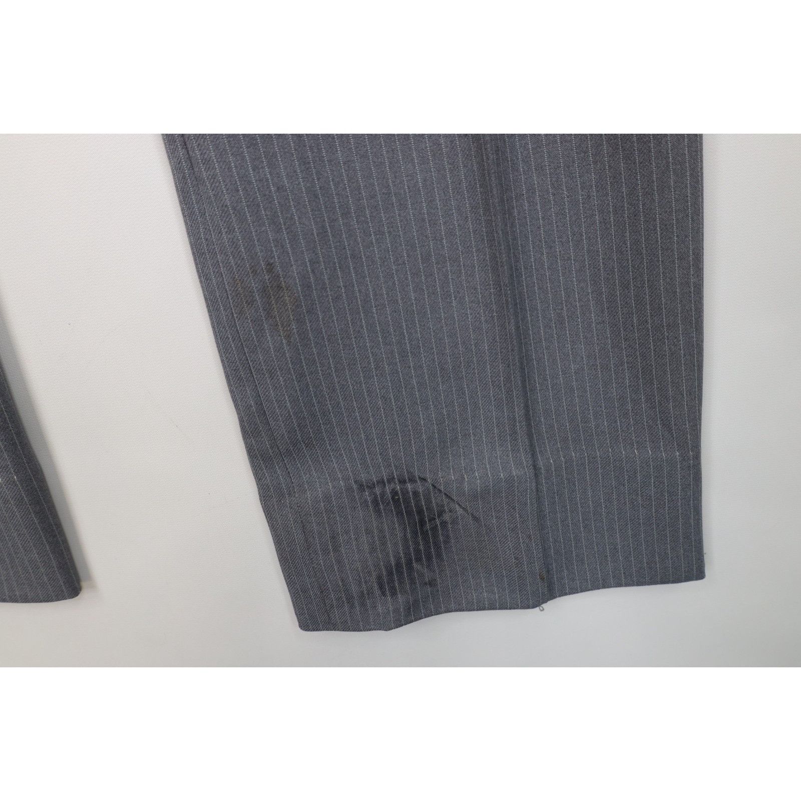 Vintage Vintage 70s Streetwear 2 Piece Knit Suit Wedding Gray Size 38R - 23 Thumbnail
