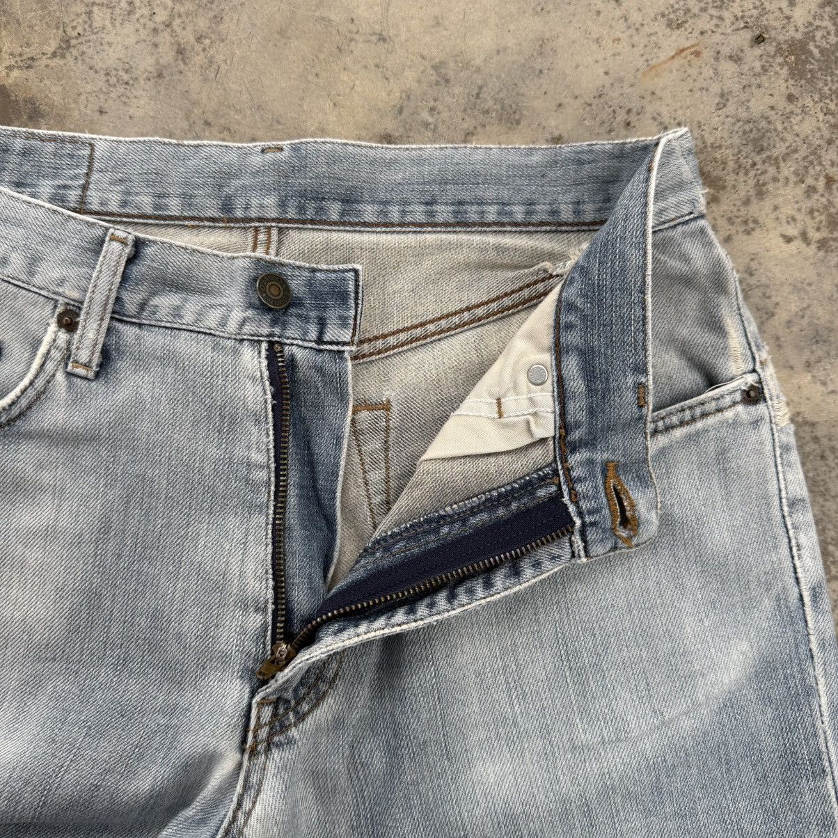 Edwin VINTAGE EDWIN FADED RIPPED JEANS DENIM PANTS Size US 31 - 6 Thumbnail