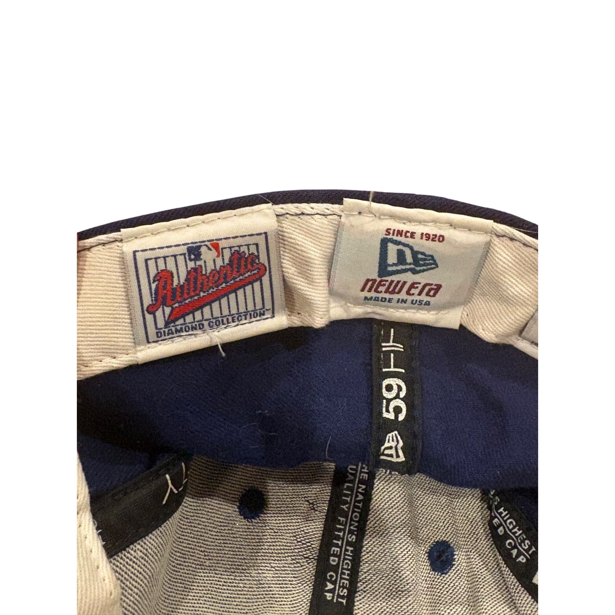 New Era New Era New York Mets 2000 World Series Cap Hat 7 1/8 5950 D Size ONE SIZE - 6 Thumbnail