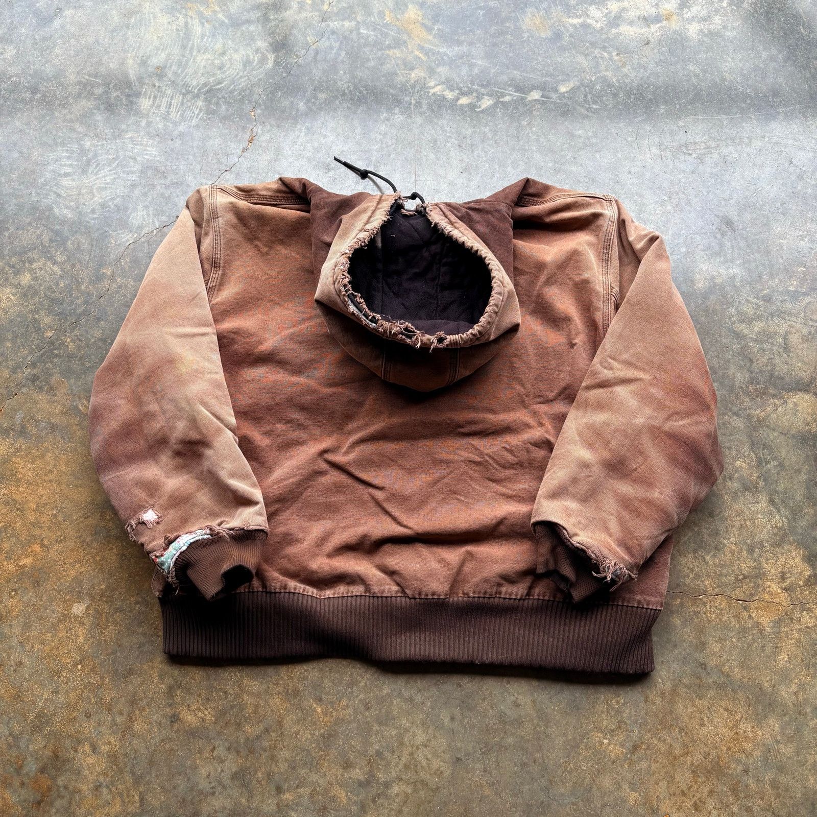 Vintage Crazy Vintage Thrashed Faded Distressed Carhartt Jacket XXL Size US XXL / EU 58 / 5 - 6 Thumbnail