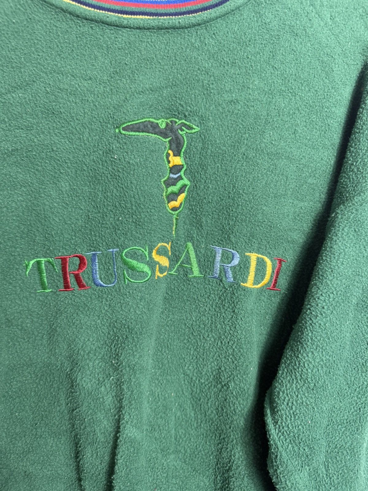Trussardi Vintage Italian Trussardi Green Made in Italy Size US M / EU 48-50 / 2 - 5 Thumbnail
