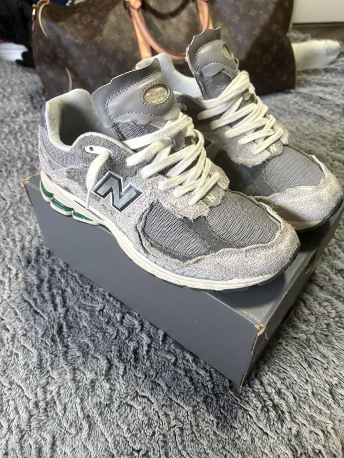 Coach New Balance 2002R Protection Pack “Rain Cloud” Size 9 Size US 9 / EU 42 - 2 Thumbnail