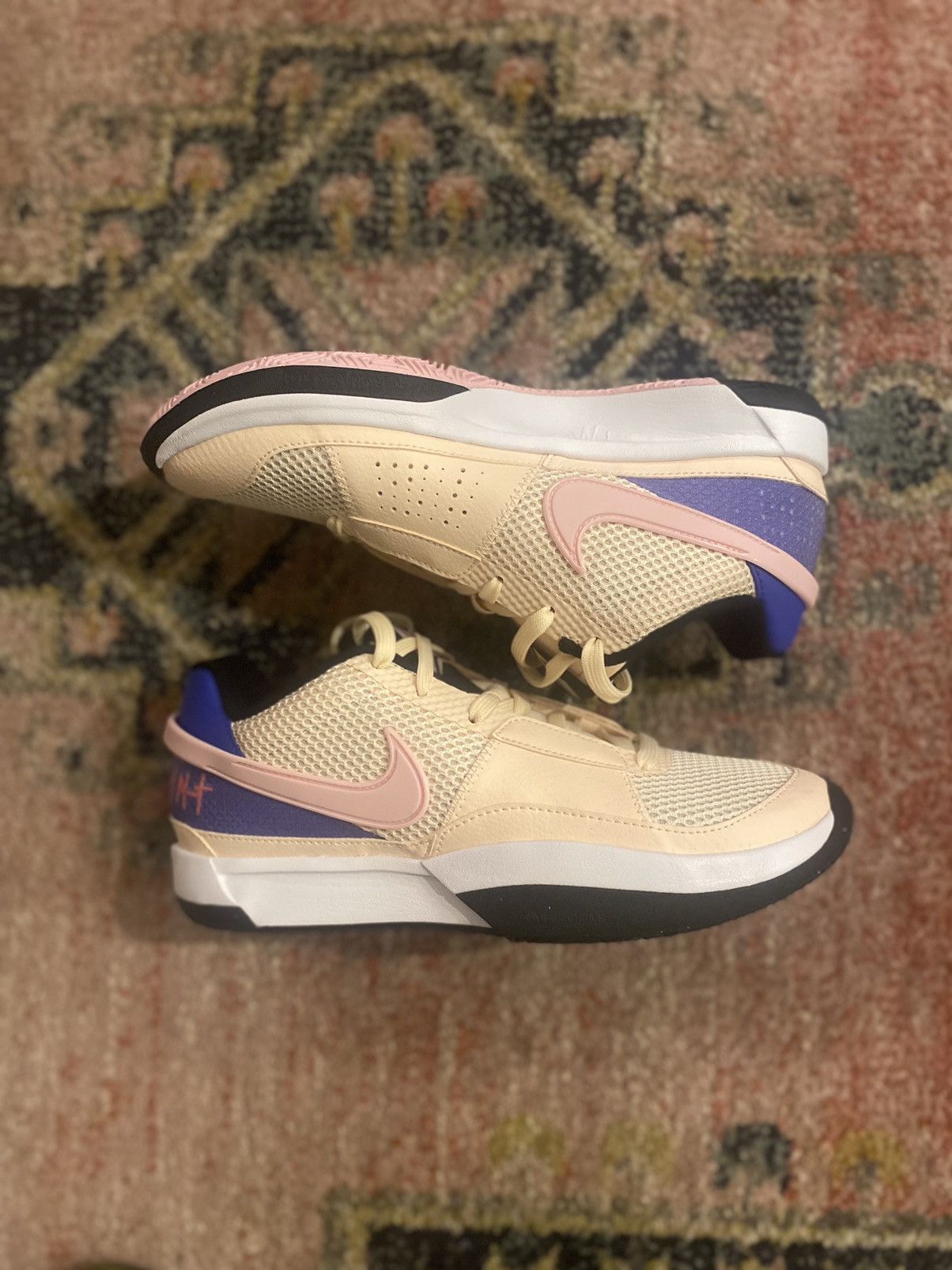 image of Nike Ja Marant 1 Shoes in Beige, Men's (Size 7.5)