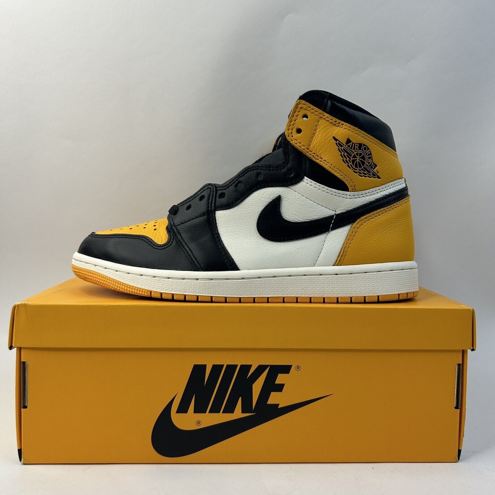 Nike Nike Air Jordan 1 Retro High OG “Yellow Toe/Taxi” 2024 Size US 8 / EU 41 - 6 Thumbnail